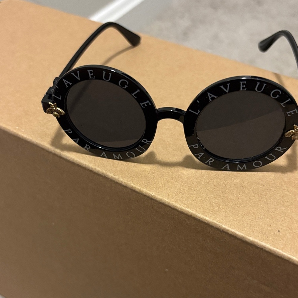 Gucci Kids Black Sunglasses